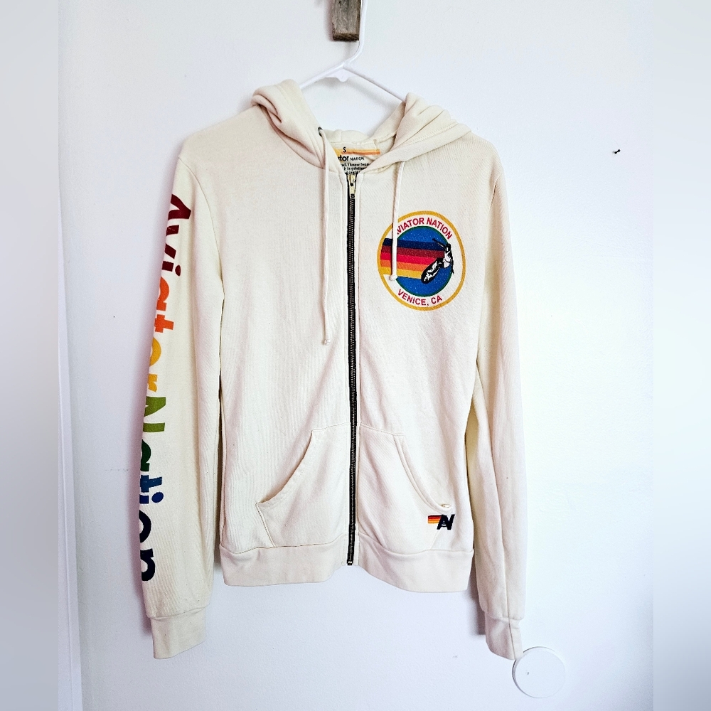 Aviator Nation Zip Up Hoodie